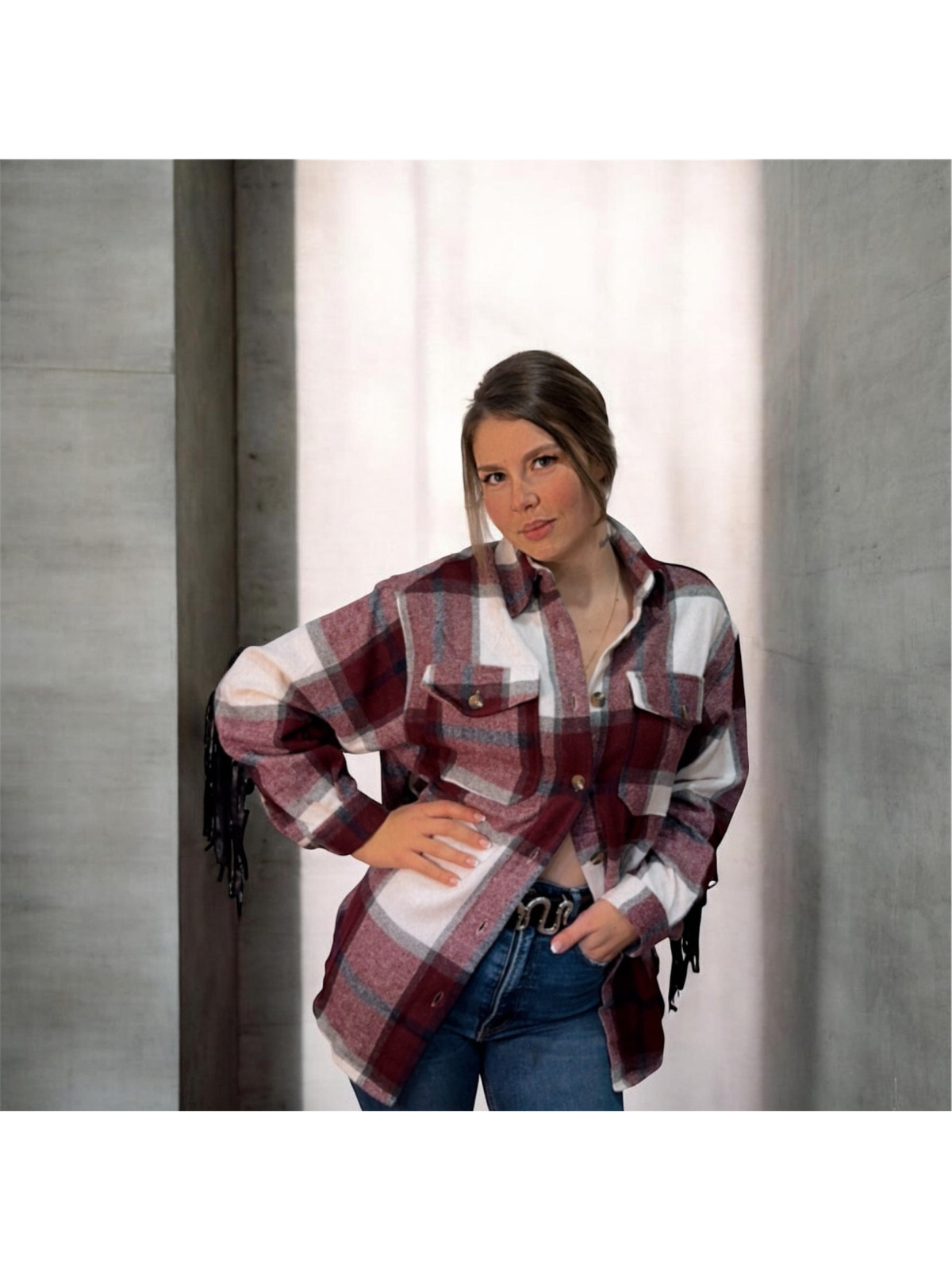 Camisa cuadros oversize