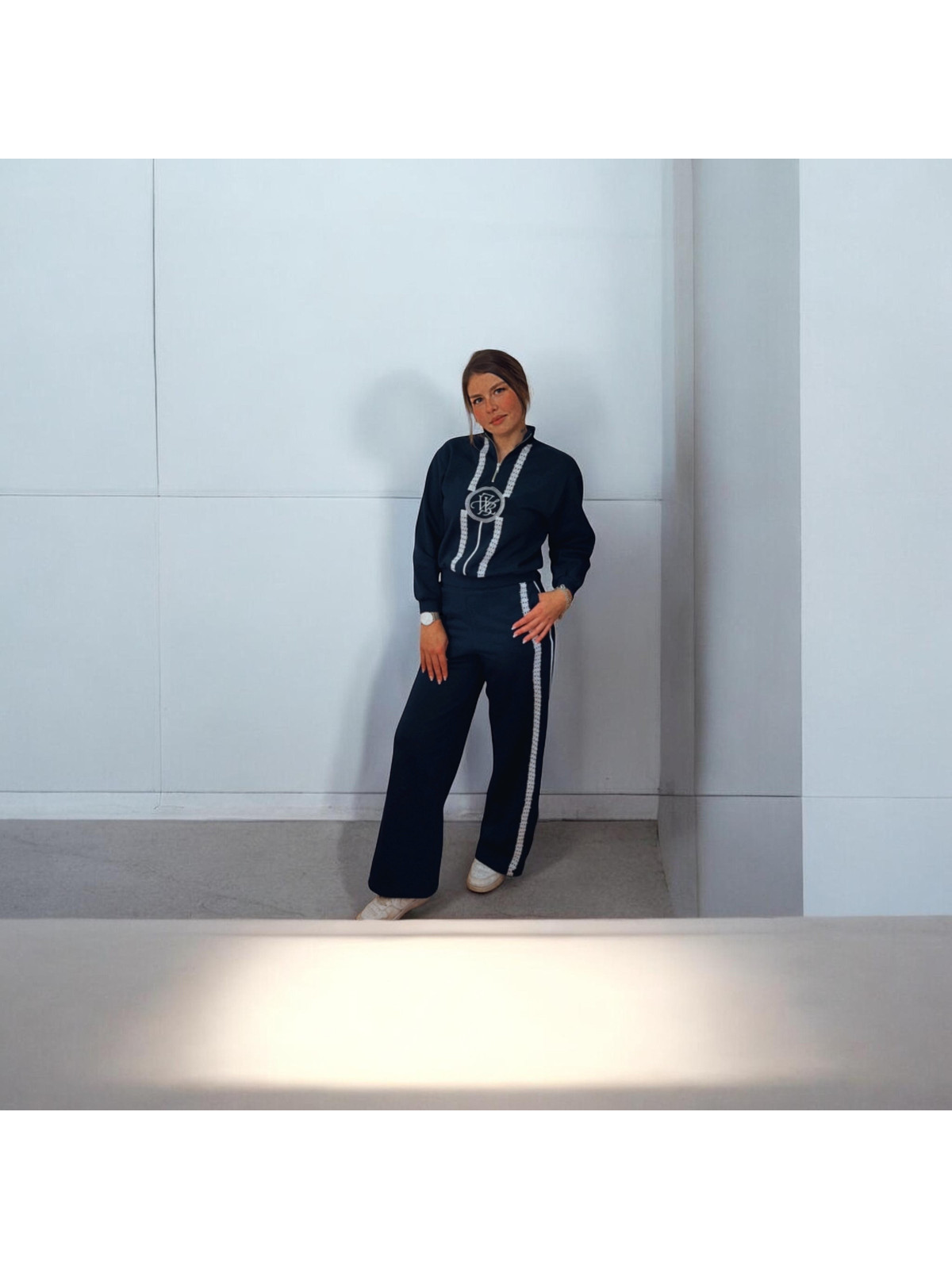 Conjunto de vestir azul marino