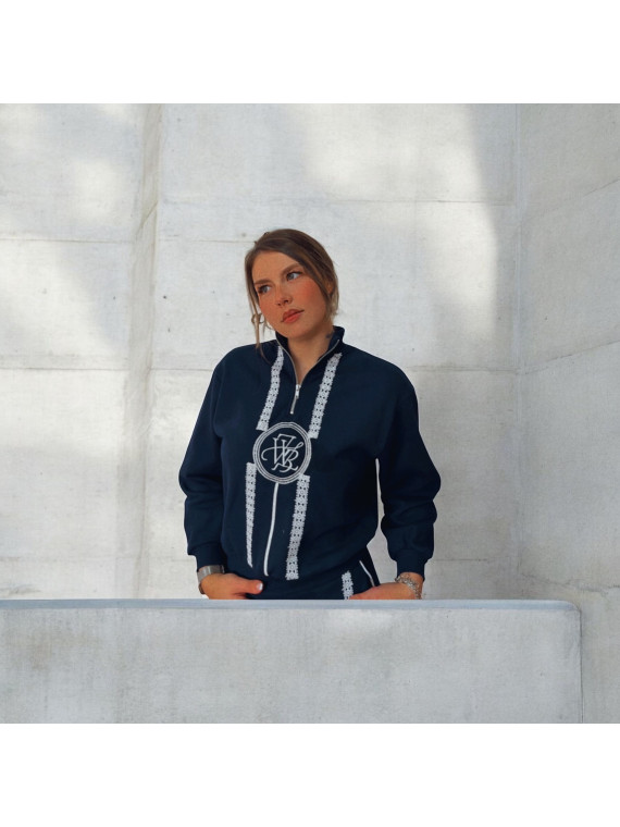 Conjunto de vestir azul marino